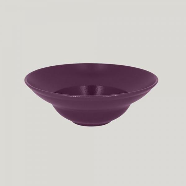 Тарелка Neofusion Mellow Plum purple глубокая круглая, 23/8 см, 320 мл NFCLXD23PP