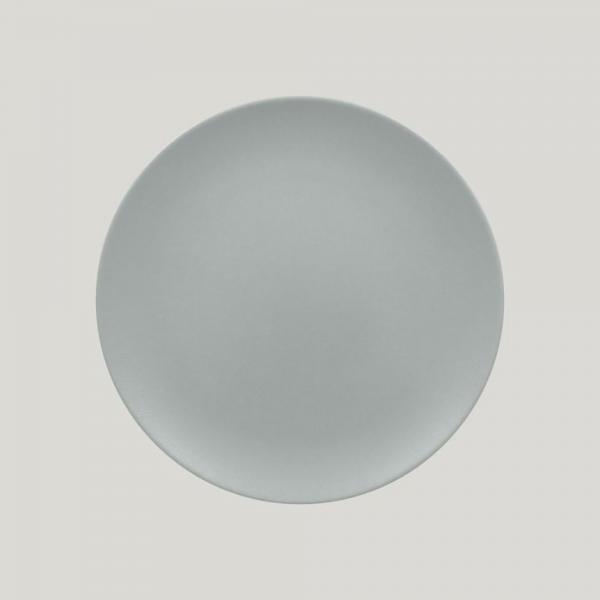 Тарелка круглая плоская 27 см, Neofusion Mellow Pitaya grey NFNNPR27PG