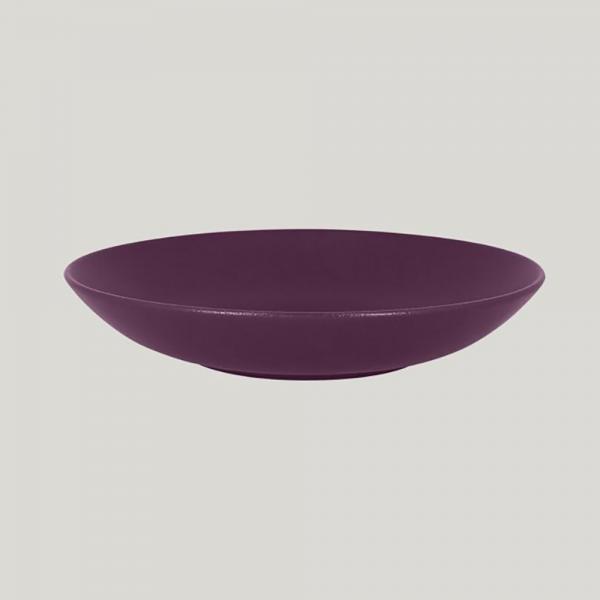 Тарелка Neofusion Mellow Plum purple глубокая круглая, 26 см, 1200 мл NFBUBC26PP