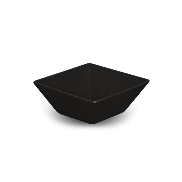 Салатник квадратный «Corone» 600 мл черный