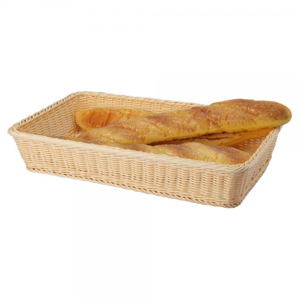Корзина для хлеба и выкладки 53*32,5 см h=10 см плетеная ротанг бежевая P.L. Proff Cuisine