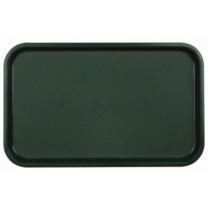 Поднос столовый из полипропилена 530 x 330 мм темно-зеленый