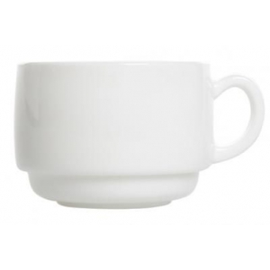 Чашка 190 мл чайная d=77 мм h=58 мм Интенсити Zenix блюдце (арт.49346,40576) /6/ Arcoroc (Франция)
