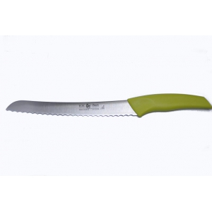 Нож для хлеба 200/320 мм. салатовый I-TECH Icel /1/