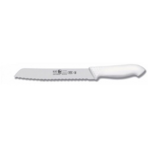 Нож для хлеба 200/330 мм. белый с волн.кромкой HoReCa Icel /1/