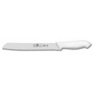 Нож для хлеба 250/375 мм. белый, с волн.кромкой HoReCa Icel /1/