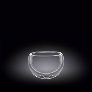 Салатник d=80 мм 120 мл с двойными стенками Thermo Glass /6/ Wilmax (Англия)