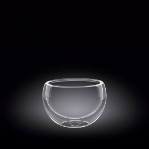 Салатник d=80 мм 200 мл с двойными стенками Thermo Glass /6/ Wilmax (Англия)