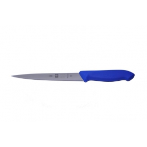 Нож рыбный филейный 180/300 мм. синий HoReCa Icel /1/