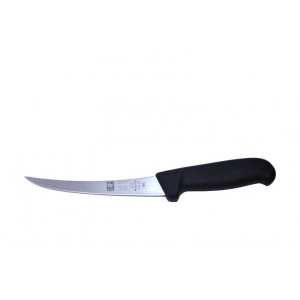 Нож обвалочный 160/280 мм. изогнутый (гибкое лезвие) черный SAFE Icel /1/