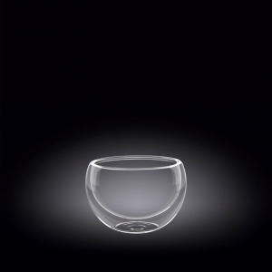 Соусник 80 мл d=55 мм с двойными стенками Thermo Glass /6/ Wilmax (Англия)