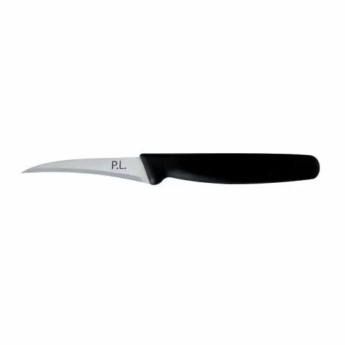 Нож PRO-Line для нарезки, волнистое лезвие, 10 см, пластиковая черная ручка, P.L. Proff Cuisine 