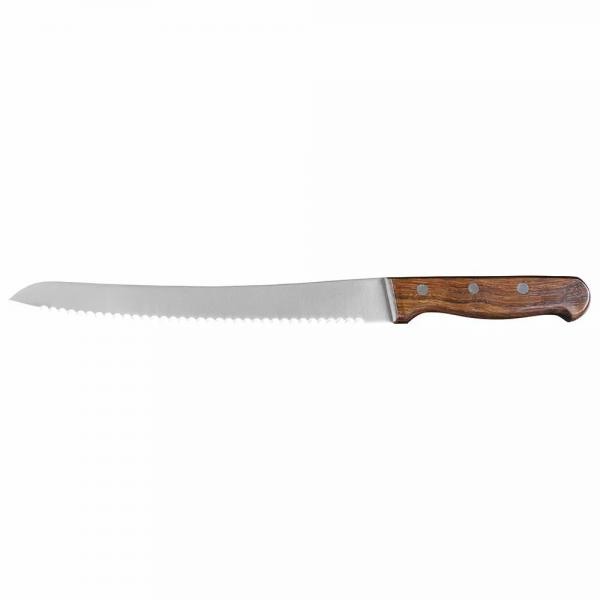 Нож для хлеба 25 см, деревянная ручка P.L. Proff Cuisine