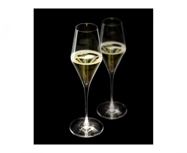 Бокал для шампанского (ножка подсвечивается)(290мл)29 Cl., Стекло, HighLight, Stolzle