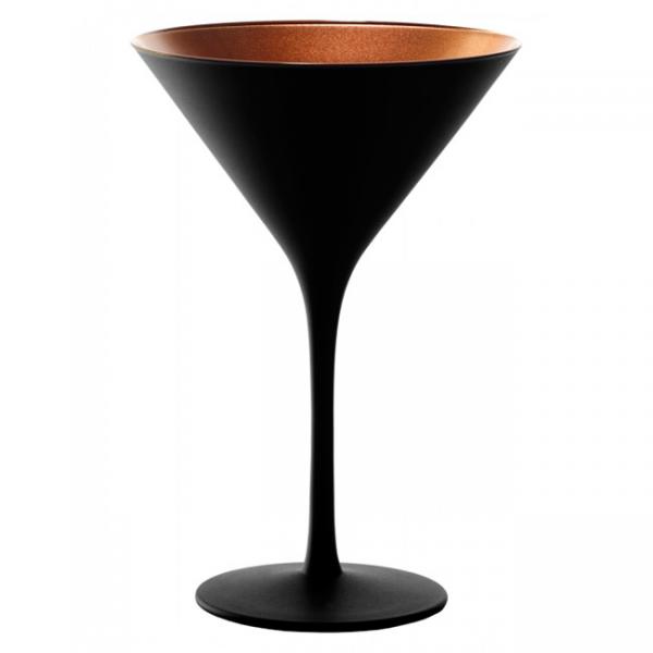 Бокал для коктейля черно-бронзовый Stolzle «Elements», 240 мл