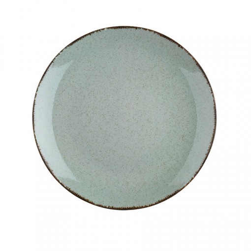 Тарелка плоская 21 см мятный Pearl Kutahya 