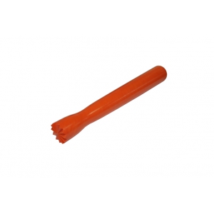 Мадлер АБС-пластик 21 см оранжевый, поверхность звезда MG