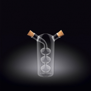 Бутылка для масла и уксуса 300/60 мл 2в1 Thermo Glass Wilmax (Англия)
