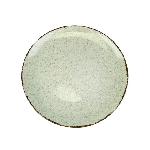 Тарелка плоская 25 см мятный Pearl Kutahya