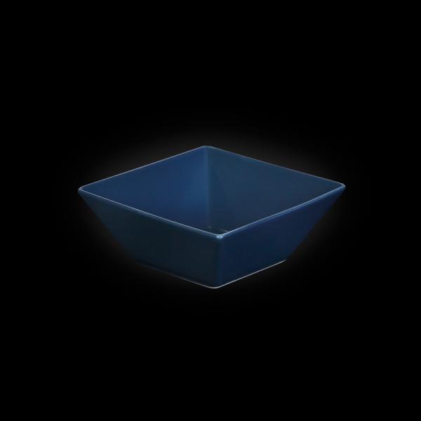 Салатник квадратный «Corone» 200 мл синий