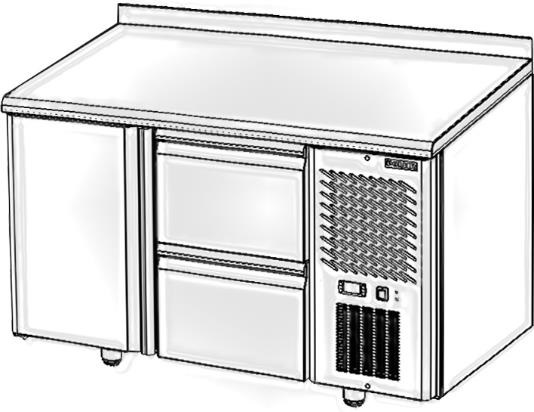 Стол холодильный TM2GN-02-G