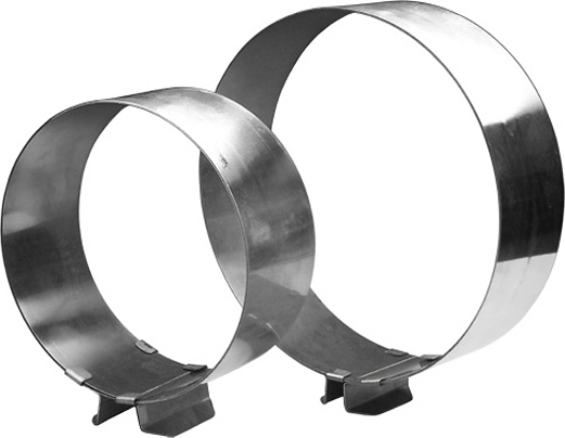 Форма для выпечки «Кольцо» раздвижное 160 х 300/65 мм, нержавеющая сталь
