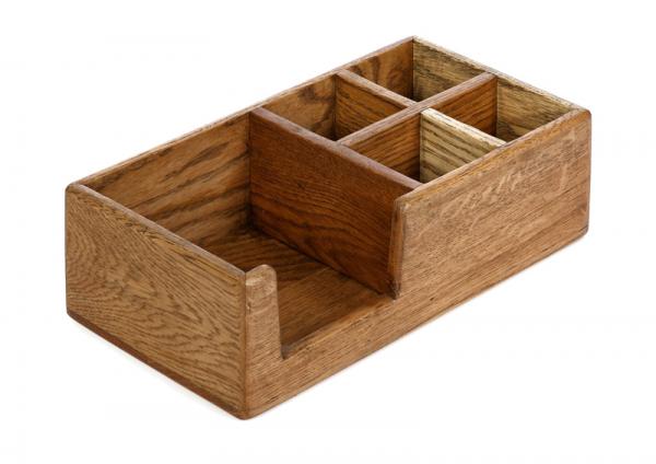 Ящик для сервировки 295 х 150 х 85 мм деревянный 4 отделения