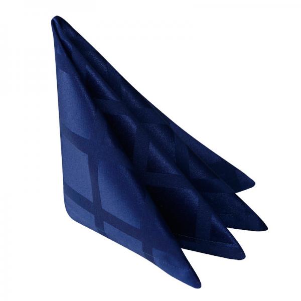 Салфетка 45 х 45 см «Журавинка» синяя (квадрат)