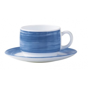 Чашка 190 мл чайная синий край Браш