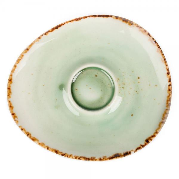 Блюдце 14,5*12,5 см кофейное для чашки арт. 71002105 Organica Green P.L. Proff Cuisine