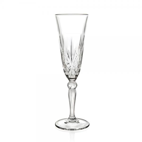 Бокал-флюте для шампанского 160 мл хр. стекло Style Melodia RCR Cristalleria