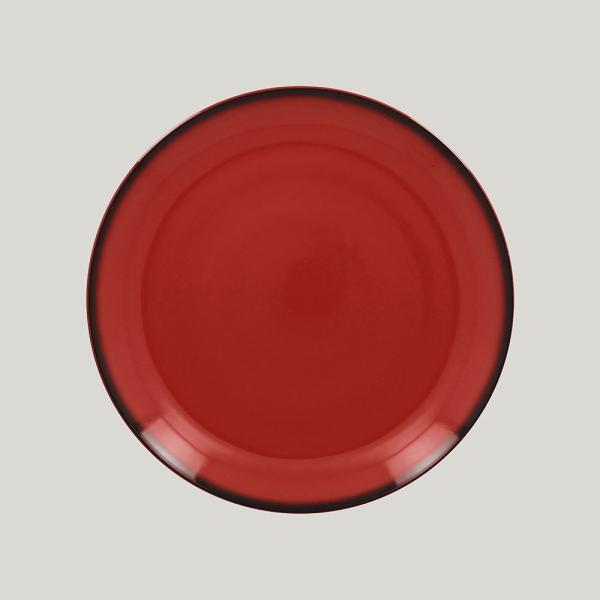 Тарелка круглая, 24 см (красный цвет) LENNPR24RD