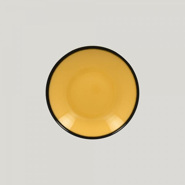 Тарелка-салатник, 23 см, высота 4 см, 690 мл (желтый цвет) LENNDP23NY